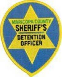 "MCSO" Maricopa County Sheriff's Office DETENTION Shoulder Patch